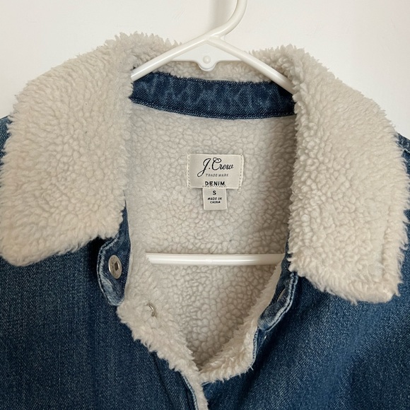 J. crew denim sherpa jacket - Picture 3 of 3